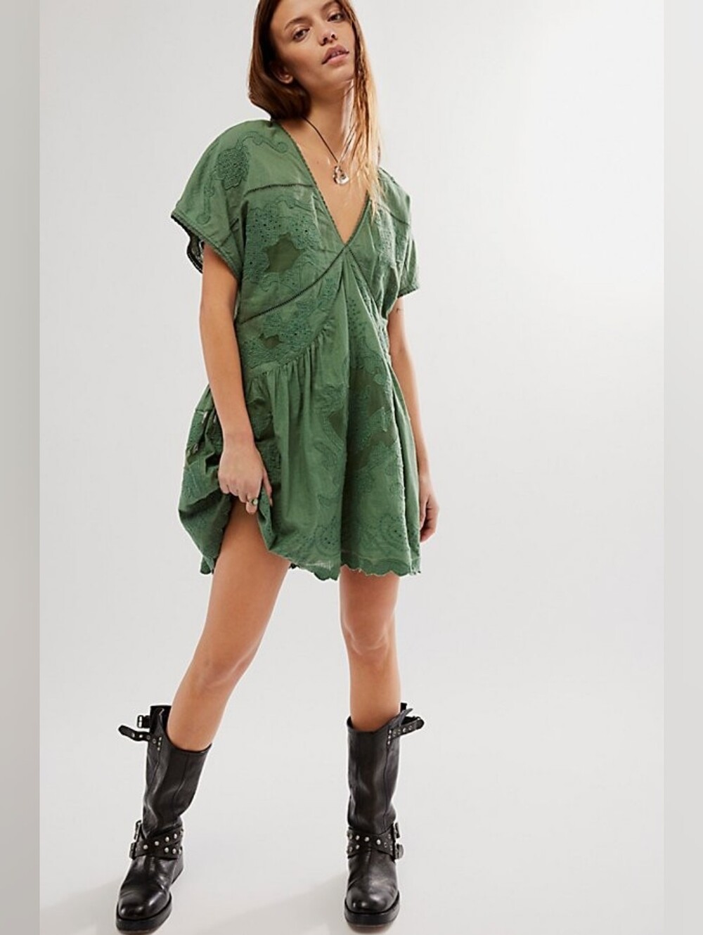 Free People Daylight Mini Dress Size L